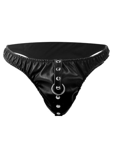 DARKNESS - TANGA DE SUMISIÓN CON CADENA METAL