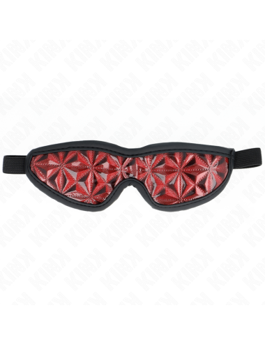 KINK - VENDA CON PATRÓN DE DIAMANTES ROJO 20.5 x 6 CM