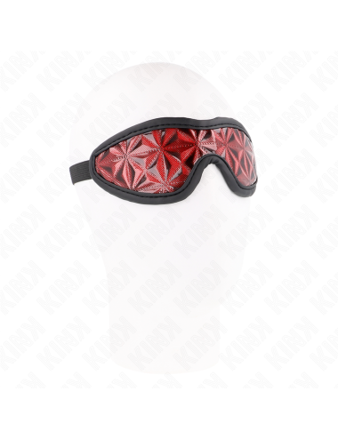 KINK - VENDA CON PATRÓN DE DIAMANTES ROJO 20.5 x 6 CM