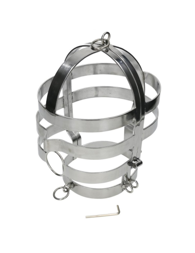 METAL HARD - MASCARA CON COLLAR ACERO
