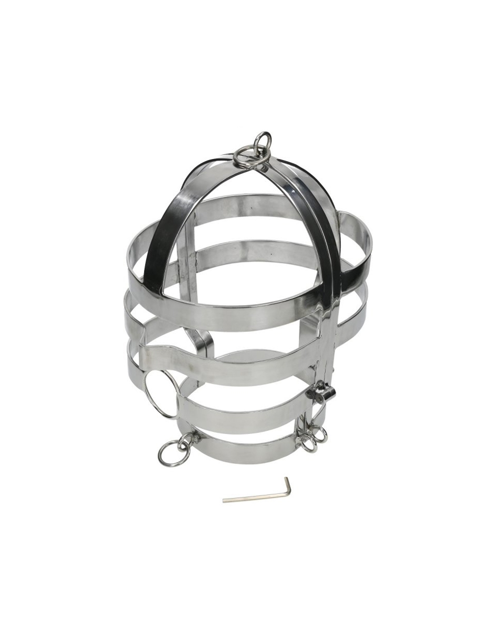 METAL HARD - MASCARA CON COLLAR ACERO METAL HARD - MASCARA CON COLLAR ACERO