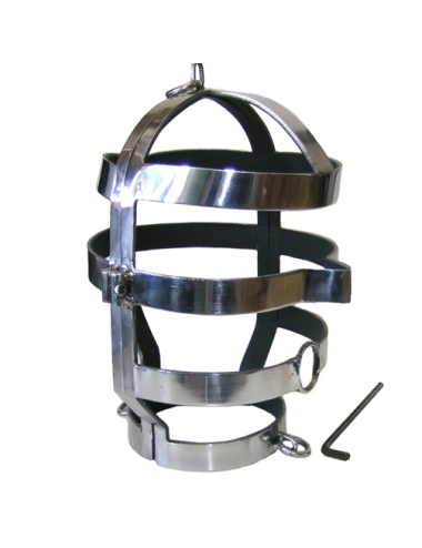 METAL HARD - MASCARA CON COLLAR ACERO