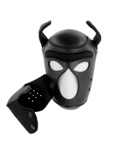 DARKNESS - MÁSCARA PERRO DE NEOPRENO CON HOCICO EXTRAÍBLE L