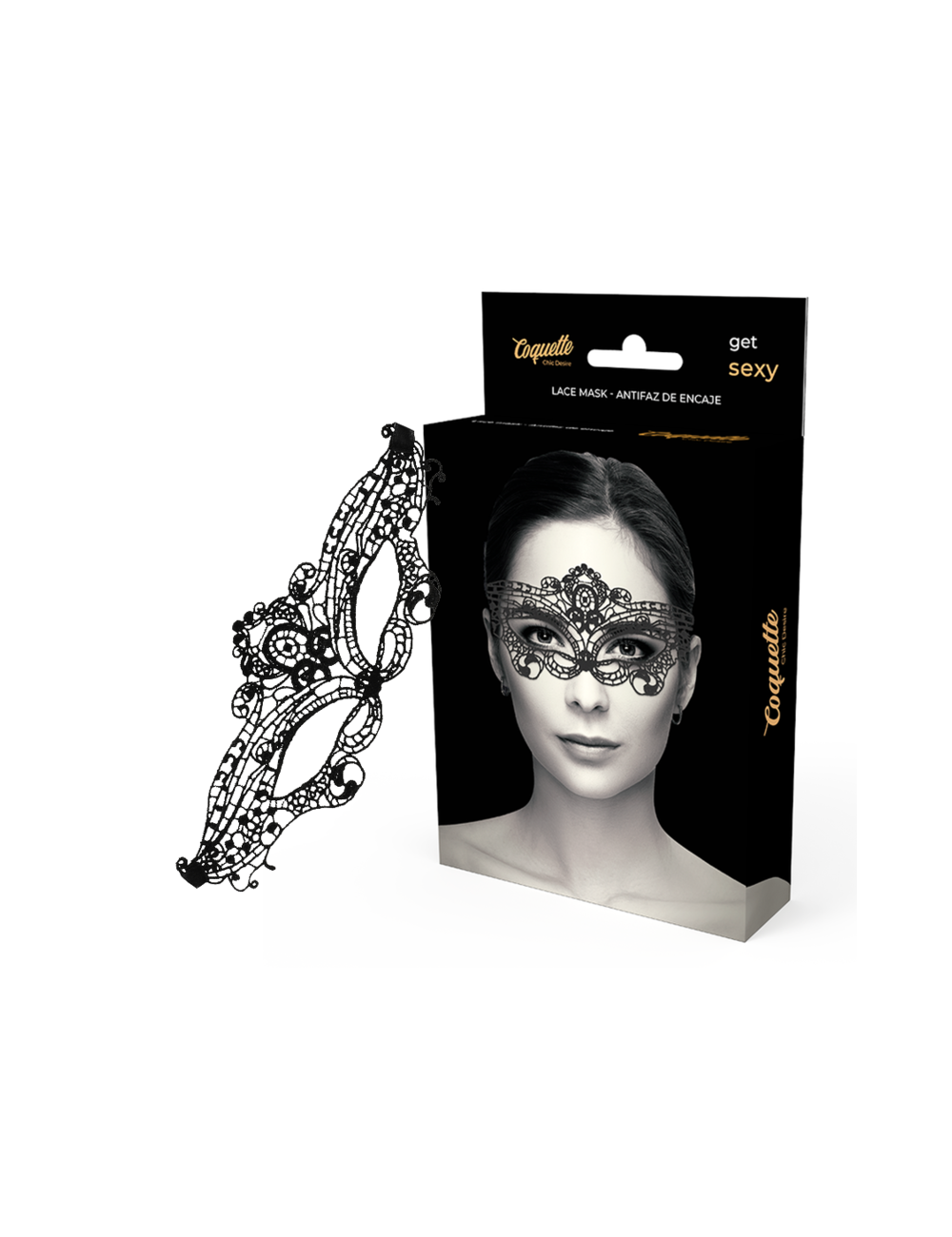 COQUETTE CHIC DESIRE - ANTIFAZ ENCAJE NEGRO FINO COQUETTE CHIC DESIRE - ANTIFAZ ENCAJE NEGRO FINO