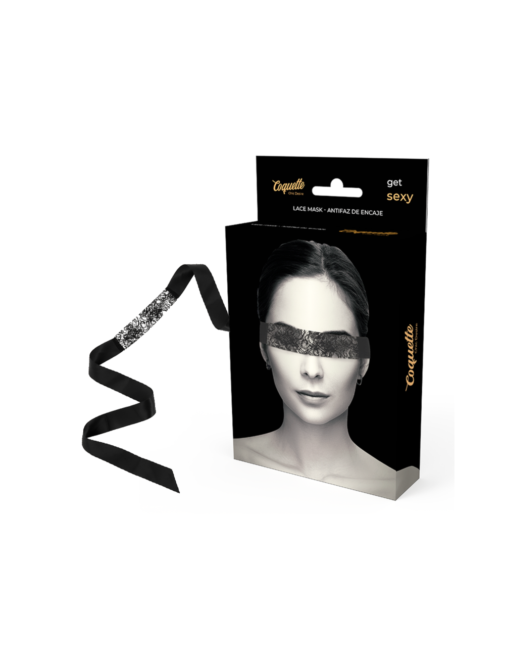 COQUETTE CHIC DESIRE - ANTIFAZ ENCAJE NEGRO CINTA COQUETTE CHIC DESIRE - ANTIFAZ ENCAJE NEGRO CINTA