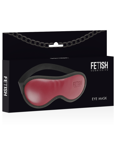 FETISH SUBMISSIVE DARK ROOM - ANTIFAZ CUERO VEGANO CON FORRO DE NEOPRENO