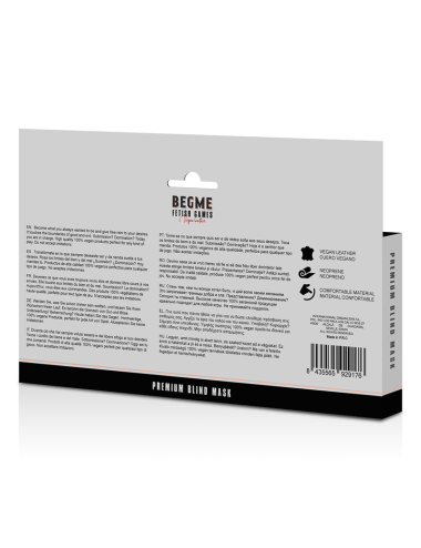 BEGME - BLACK EDITION ANTIFAZ ELASTICO CON FORRO DE NEOPRENO