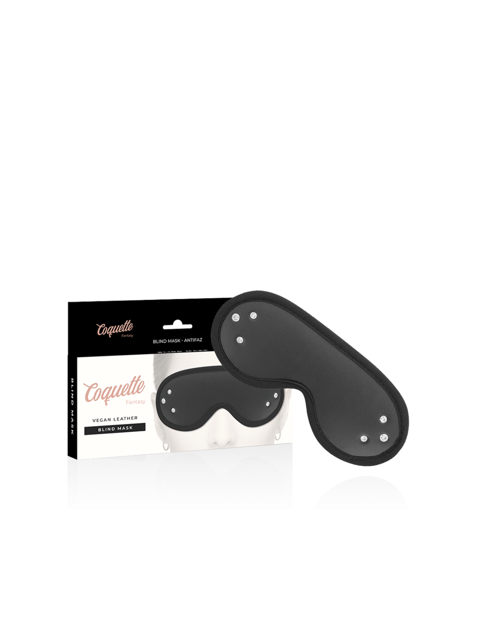COQUETTE CHIC DESIRE - FANTASY ANTIFAZ CUERO VEGANO CON FORRO DE NEOPRENO