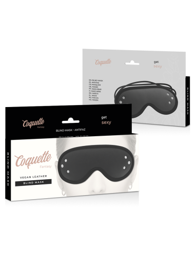 COQUETTE CHIC DESIRE - FANTASY ANTIFAZ CUERO VEGANO CON FORRO DE NEOPRENO