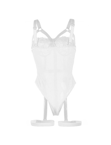 SUBBLIME - TEDDY CON LIGUERO DETALLE TIRAS PECHO BLANCO L/XL