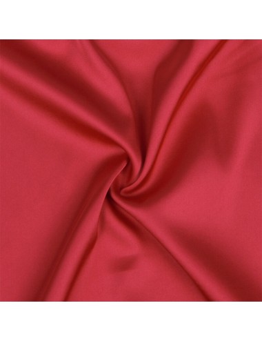 SUBBLIME - BABYDOLL SATINADO CON ENCAJE ROJO S/M
