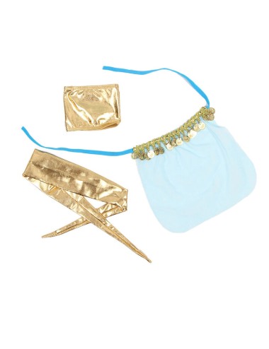 SUBBLIME - SET DE LENCERIA INDIA STYLE AZUL L/XL