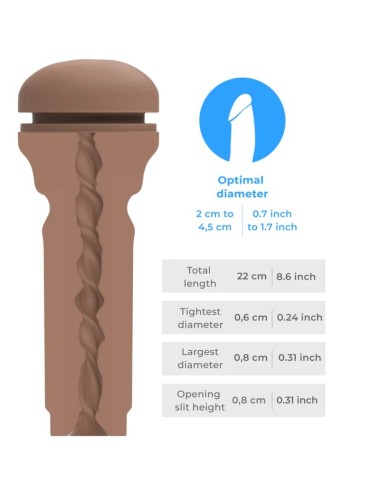 KIIROO - FEEL STROKER MASTURBADOR TRASERO EXTRA APRETADO MULATO