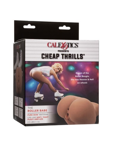 CALEXOTICS - THE ROLLER BABE DOBLE MASTURBADOR REALÍSTICO NATURAL