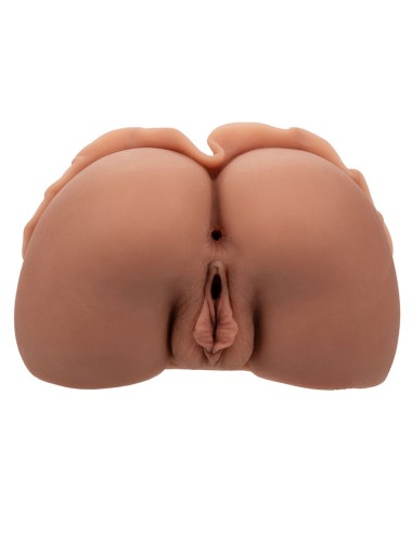 CALEXOTICS - THE HOMECOMING QUEEN DOBLE MASTURBADOR REALÍSTICO CARAMELO