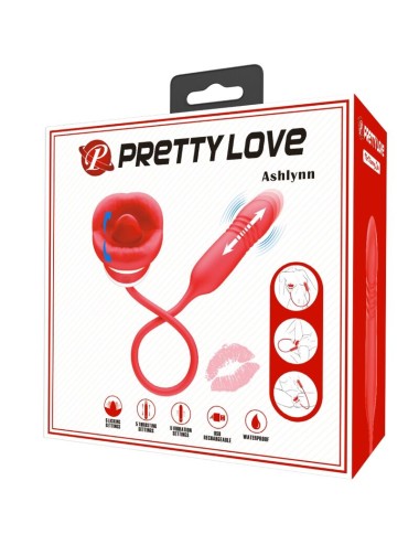 PRETTY LOVE - ASHLYNN MASTURBADOR BOCA ROJO