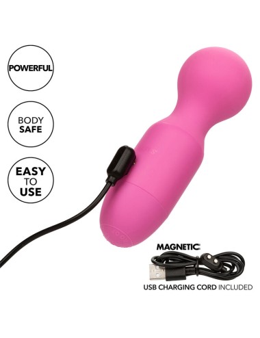 CALEXOTICS - FIRST TIME MASAJEADOR RECARGABLE 10 VIBRACIONES ROSA