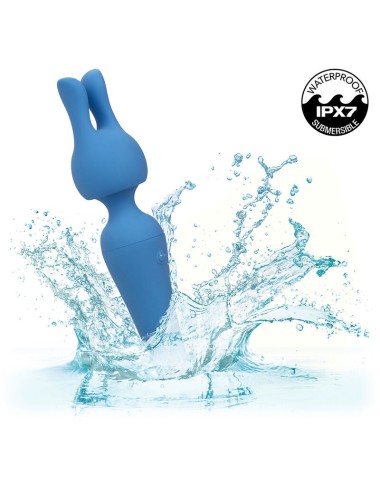 CALEXOTICS - COUTURE KIT VIBRADOR WAND 10 VIBRACIONES AZUL