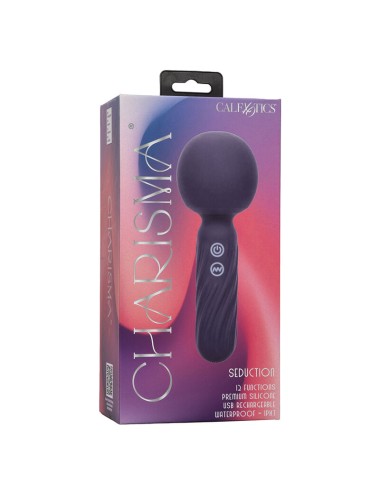 CALEXOTICS - CHARISMA SEDUCTION MASAJEADOR 12 FUNCIONES 17,75 CM X 6,25 CM MORADO