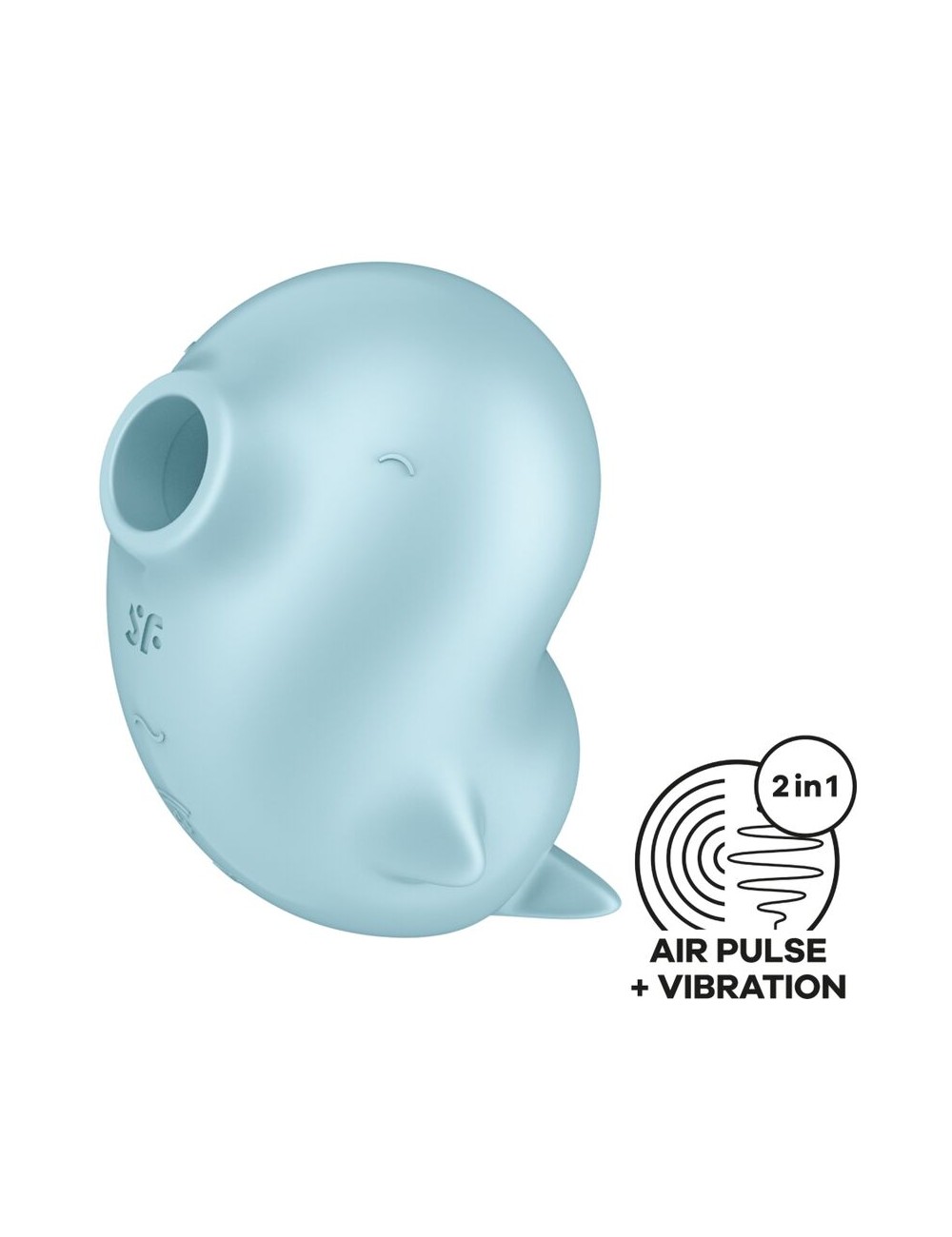 SATISFYER - SASSY SEAL ESTIMULADOR & VIBRADOR AZUL SATISFYER - SASSY SEAL ESTIMULADOR & VIBRADOR AZUL