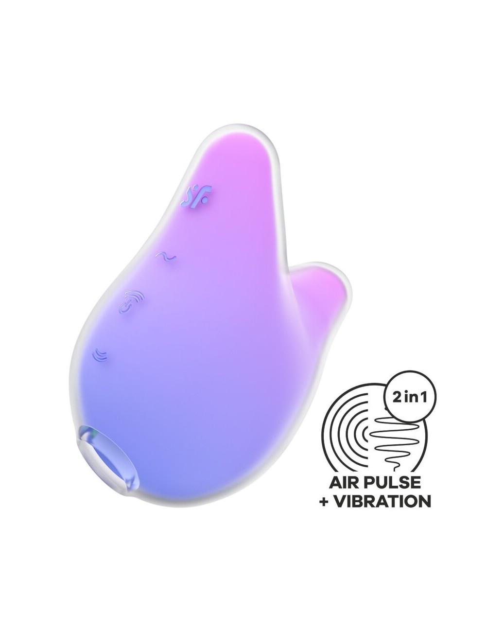 SATISFYER - MERMAID VIBES ESTIMULADOR & VIBRADOR VIOLETA Y ROSA