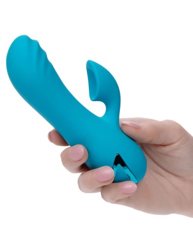 CALEXOTICS - SUNSET BEACH SEDUCER VIBRADOR Y ESTIMULADOR 10 FUNCIONES AZUL