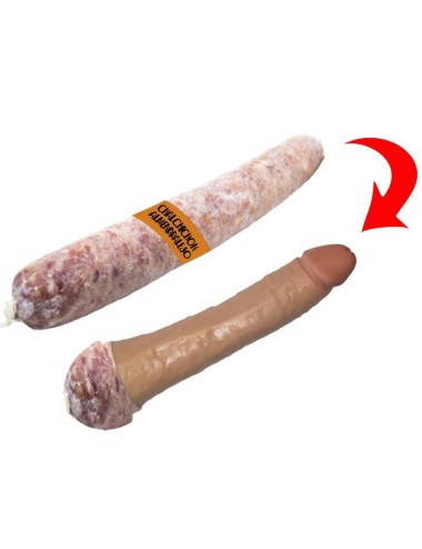 DIABLO PICANTE - DILDO SALCHICHON DE ALMENDRALEJO EXTRA