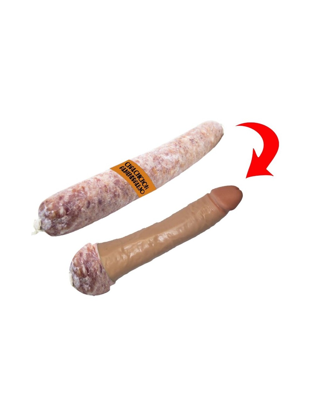 DIABLO PICANTE - DILDO SALCHICHON DE ALMENDRALEJO EXTRA DIABLO PICANTE - DILDO SALCHICHON DE ALMENDRALEJO EXTRA