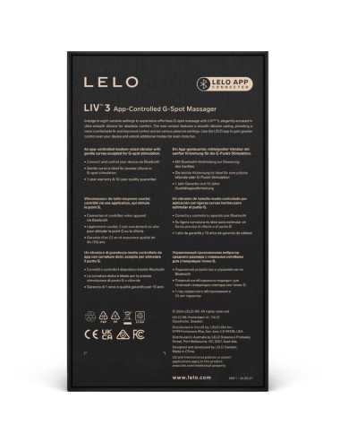 LELO -  LIV™ 3 ESTIMULADOR PUNTO G ROSA