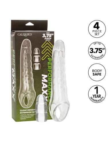 CALEXOTICS - MAXX EXTENSOR DE PENE AJUSTABLE TRANSPARENTE