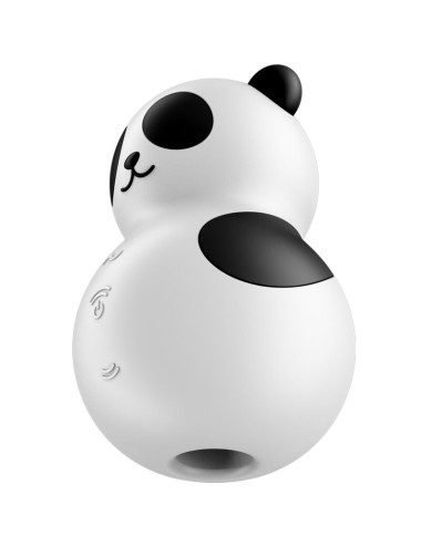 SATISFYER - POCKET PANDA ESTIMULADOR & VIBRADOR BLANCO Y NEGRO