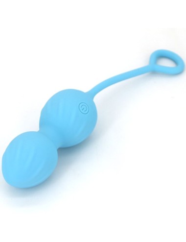 ARMONY - BLOSSOMS PESAS VAGINALES VIBRADOR CONTROL REMOTO 10 VIBRACIONES AZUL