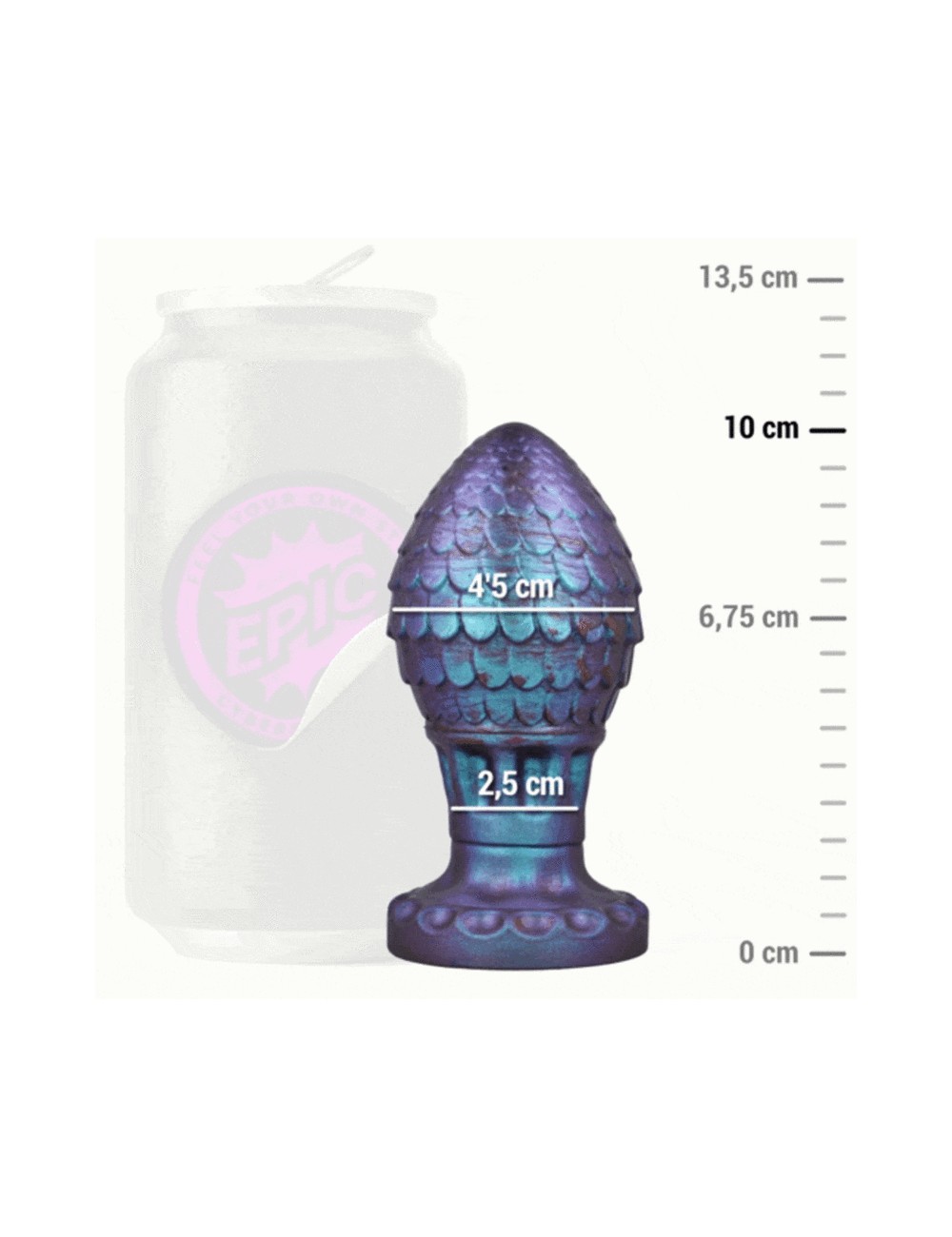 EPIC - VRAKOS PLUG ANAL HUEVO DRAGON TALLA S