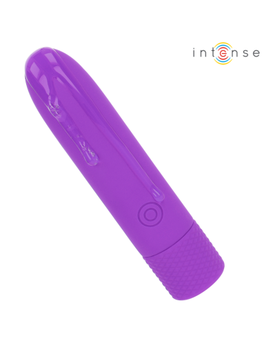 INTENSE - SYMONE BALA VIBRADORA RECARGABLE POR USB 8 VIBRACIONES MORADO 10 X 2.2 CM