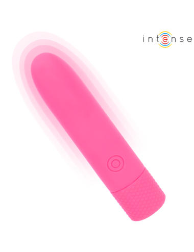INTENSE - SYMONE BALA VIBRADORA RECARGABLE POR USB 8 VIBRACIONES ROSA 10 X 2.2 CM