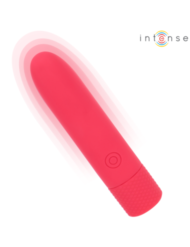 INTENSE - SYMONE BALA VIBRADORA RECARGABLE POR USB 8 VIBRACIONES ROJO 10 X 2.2 CM