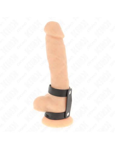 KINK - ANILLO PENE DOBLE POLIPIEL AJUSTABLE