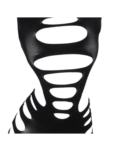 SUBBLIME - 952266 BODYSTOCKING DE REJILLA ELSTICO MANGA LARGA NEGRO TALLA ÚNICA