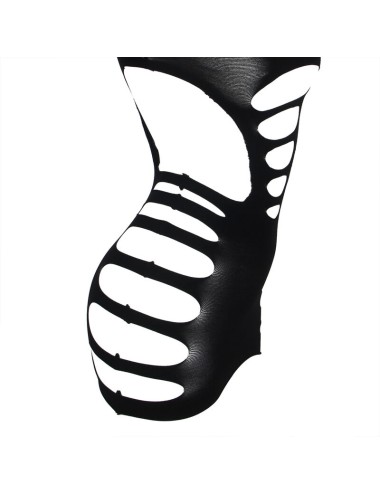 SUBBLIME - 952266 BODYSTOCKING DE REJILLA ELSTICO MANGA LARGA NEGRO TALLA ÚNICA