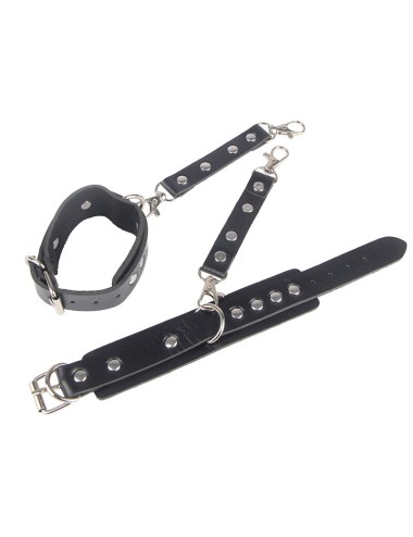 SUBBLIME - 953690 ESPOSAS CON CINTURÓN BONDAGE NEGRO TALLA ÚNICA