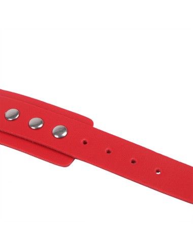 SUBBLIME - 953706 ESPOSAS CON CINTURÓN BONDAGE ROJO TALLA ÚNICA
