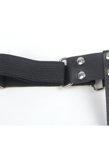 SUBBLIME - 953744 LIGA PUNK DE CUERO AJUSTABLE NEGRO TALLA ÚNICA