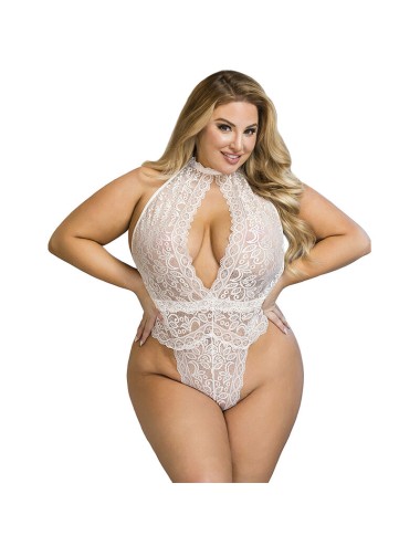SUBBLIME - 953867 BODY DE ENCAJE BLANCO L/XL