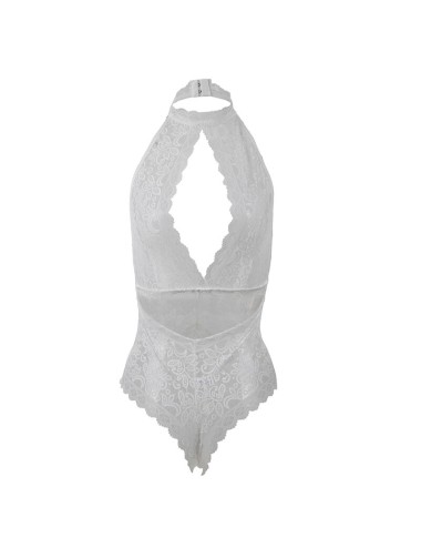 SUBBLIME - 953867 BODY DE ENCAJE BLANCO L/XL