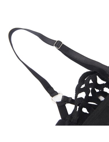 SUBBLIME - 954055 BODY SEXY DE ENCAJE NEGRO S/M