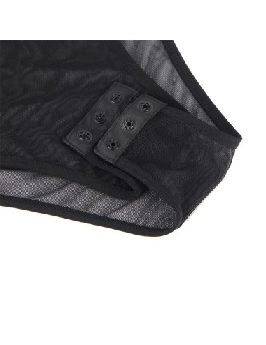 SUBBLIME - 954055 BODY SEXY DE ENCAJE NEGRO S/M