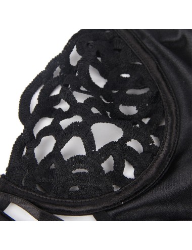 SUBBLIME - 954055 BODY SEXY DE ENCAJE NEGRO S/M