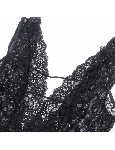 SUBBLIME - 954383 BODY SEXY CON LIGUEROS NEGRO S/M