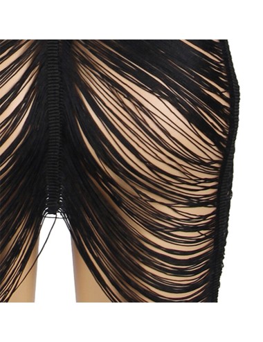 SUBBLIME - 954239 VESTIDO DE TIRAS + TANGA NEGRO L/XL