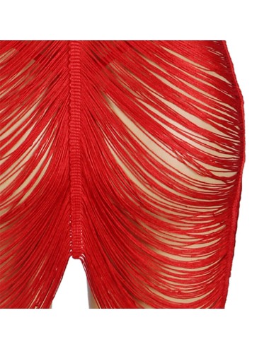 SUBBLIME - 954246 VESTIDO DE TIRAS + TANGA ROJO S/M